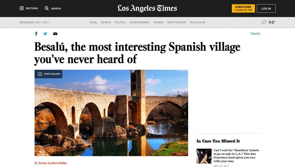 Los Angeles Times Besalú